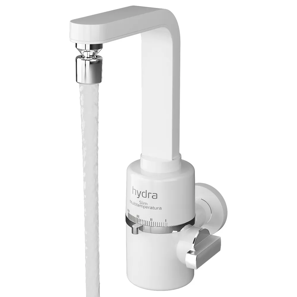 Torneira elétrica hydra slim 4t 5500w 220v parede - tpsl4552br - Imagem 3